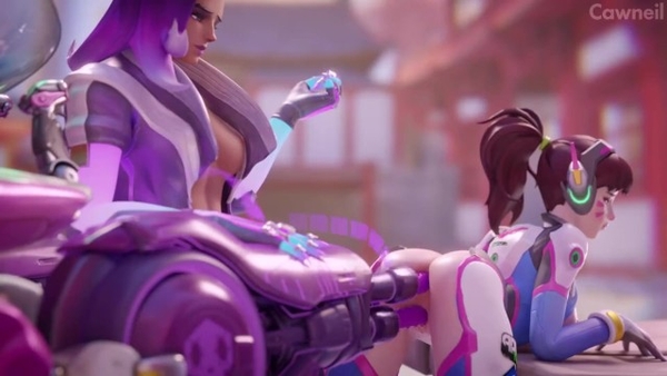 Sombra and DVa Sex Machine Overwatch (Animation W/Sound) [Overwatch]