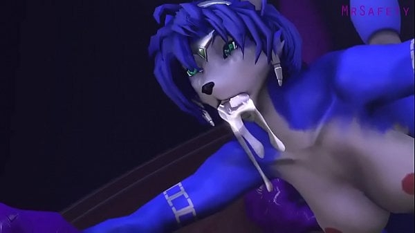 Wolf Furry Girl Bondage and Tentacle Sex [Furry, Tentacle]