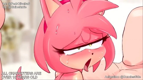 Amy Rose Double Penetration - Sonic The Hedgehog Porn [Hentai, Incest, Sonic]