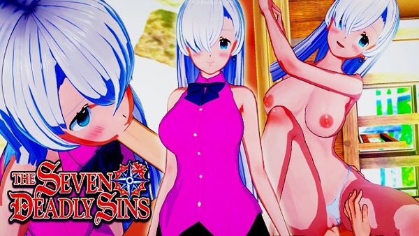 Elizabeth Liones and Meliodas - Busty teen couldnt resist the big cock heading into her tight pussy in The Seven Deadly Sins hentai porn [Cartoon, Seven deadly sins]