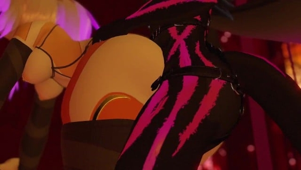 Cat And Bat Furry Fuck In A Club [Furry, VR]