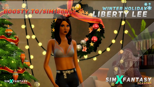 Winter Holiday - Liberty Lee - The Sims 4 [3D, The Sims]