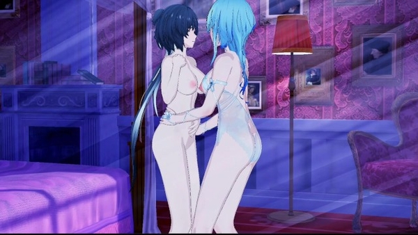 Shore keeper x Rover Fingering (Wuthering Waves Yuri) [Hentai, Wuthering Waves]