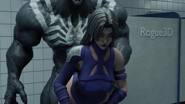Psylocke and Venom Loop [Rogue3D] [3D, Marvel, Marvel Rivals]