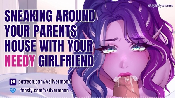 Asmr Girlfriend Experience: Down and Dirty At Your Parents House Audio Porn Blowjob Doggystyle [Asmr, Cartoon]