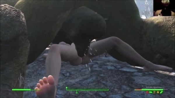 Huge Dick Monsters Fuck Bimbo Blond Compilation Fallout 4 Mods [Compilation, Fallout]
