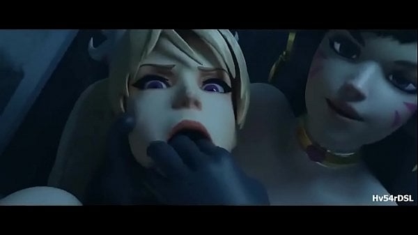Reaper k Mercy and Is Rapping Her Under The Eyes Of Dva [3D]