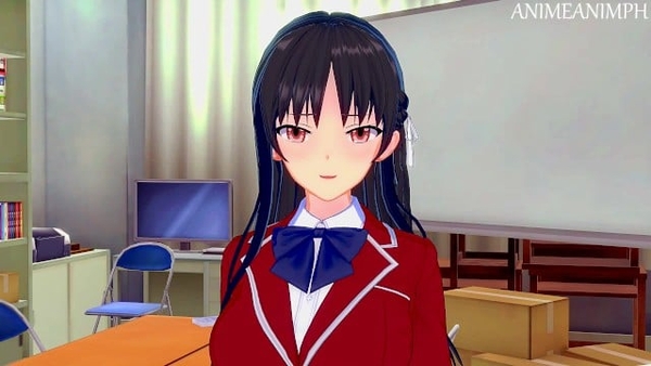 3D Anime Schoolgirl Takes on Big Dick in Class [3D, Anime, Uncensored]