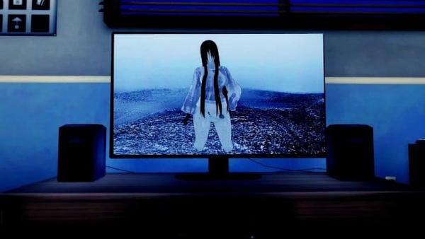 Ring: Futa Yamamura Sadako Climbs Out of the Television for Fucking Female Taker Pov [Futanari, Hentai]