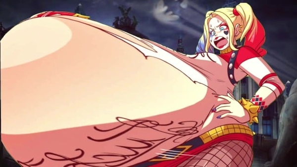 Harley Quinn Weight Gain, Belly Expansion [Belly Inflation, Harley Quinn]