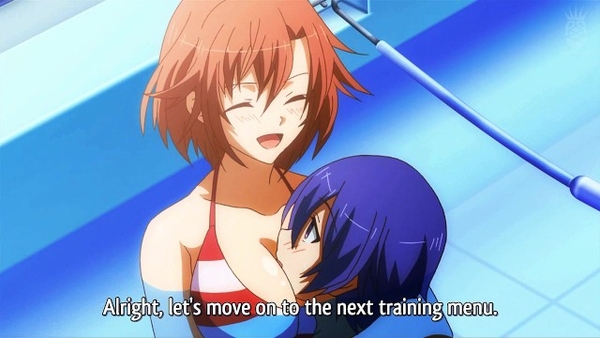 Busty Swimmer Loves To Train Cocks To Receive Creampies [Hentai]