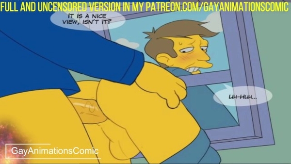 The Simpson - Big Ass Eating Huge Dick - Hentai Cartoon [Cartoon, Yaoi]