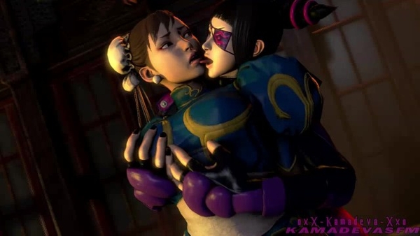 Street Fighter V - Juri Vs Chun Li [3D, SFM, Street Fighter]