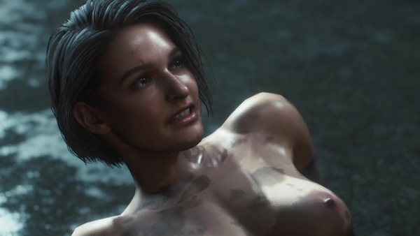 Resident Evil 3 Remake Nude Jill Final Boss Fight and Ending Scene [Resident Evil]