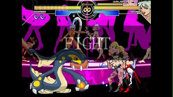 Mugen Anime Fun 1 Eelektross Vs Morrigan Aenslandlilith Aensland [Darkstalkers, Hentai, Yuri]