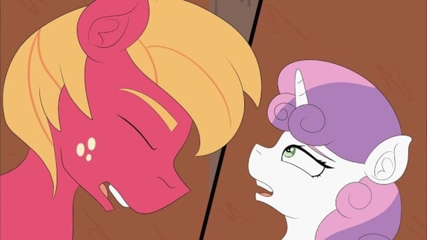 Big mac stuffs sweetie belles ass [My Young Pony (MLP)]