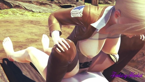 Attack On Titans Hentai - Annie Boobjob And Fucked With Cum Inside [Anime, Attack on Titan, Cartoon, TV Shows, Uncensored]