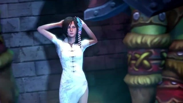 Ada Wong Fucked by Two Warcraft Orcs [Monster]