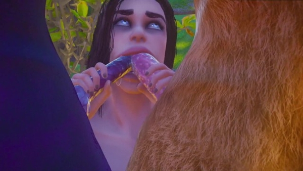 Furry Werewolf DP Squirting [Furry, Werewolf, Wild Life]