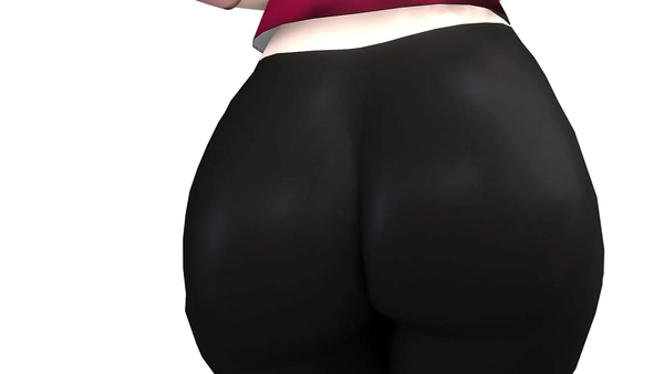 Sakura Haruno Shakes Her Ass For You [3D, Naruto]