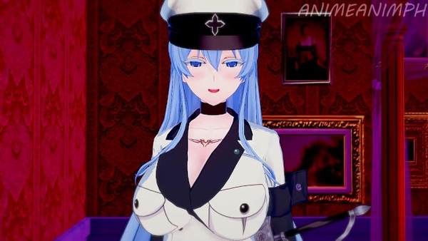 Romantic Sex With General Esdeath From Akame Ga Until Creampie - Anime Hentai 3D Uncensored [3D, Anime]