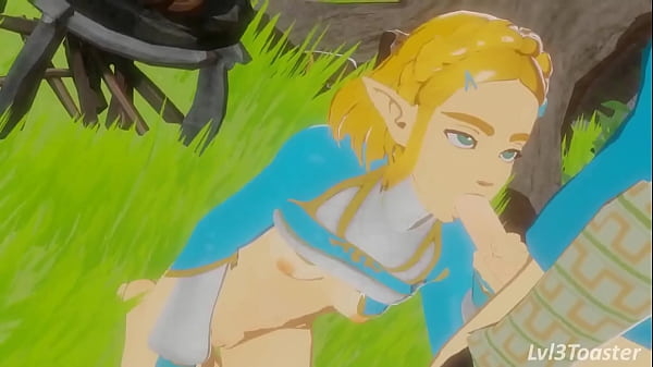 Link Caught Zelda Masturbating and Helps Her Out [3D, Legend of Zelda, SFM]