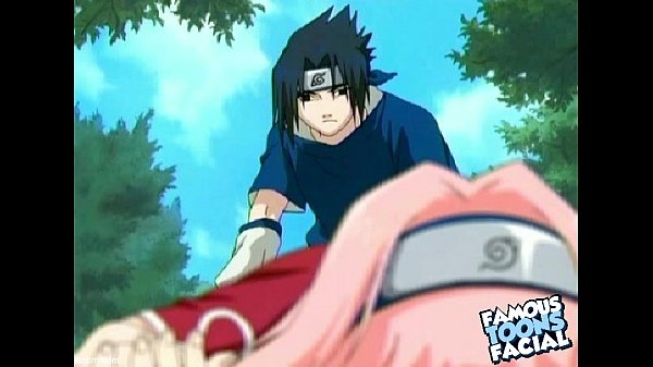Naruto and Sasuke fuck Sakura in her asshole in the woods [Naruto]