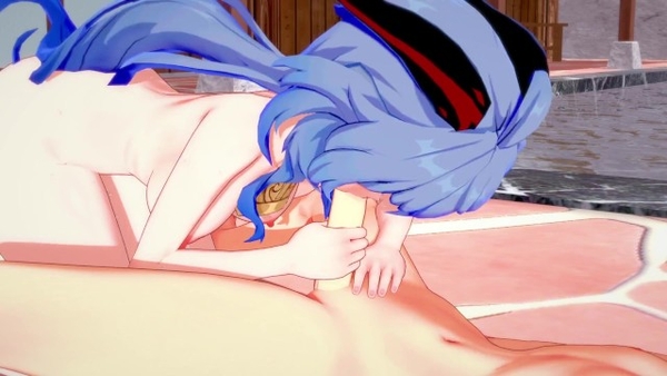 Ganyu Gets Fucked Hard in 3D Hentai Blowjob and Doggy Style [Cartoon, Genshin Impact, Uncensored]