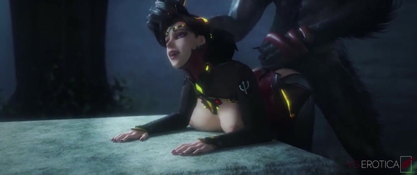 Mercy Werewolf Lover [Overwatch, Werewolf]