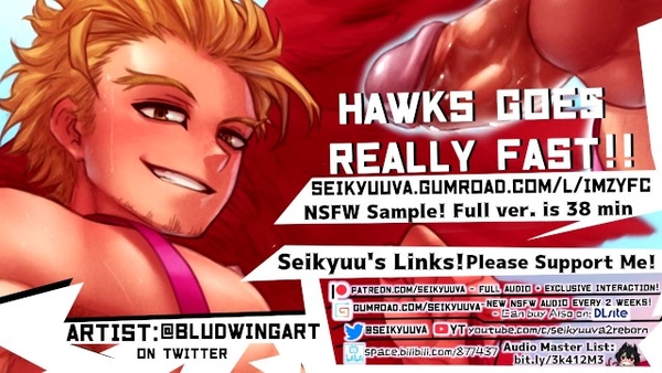My Hero Academia Hawks Goes Really Fast - Female Pronouns Art:bludwingart [Asmr, My hero academia]