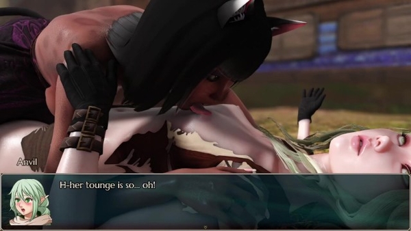 Catgirl Licks Elf Until She Drips Pussy Juice - Goblin Layer [Cartoon, Elf, Goblin slayer]