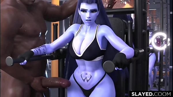 Widowmaker And Heavy Loads In The Gym With BBC Compilation Non-Human and Alien Girl [Alien, Compilation, Overwatch]