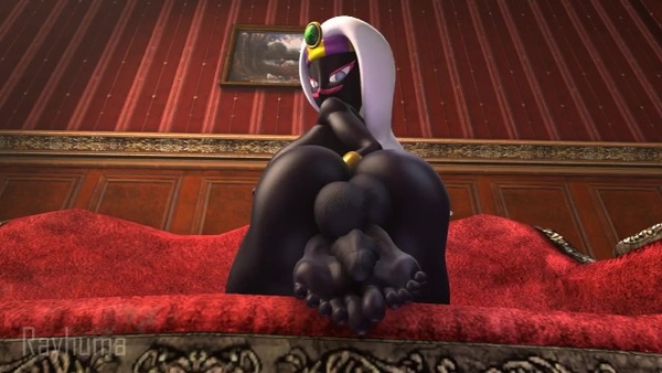 Futanari Queens Kinky Footjob [Futanari]