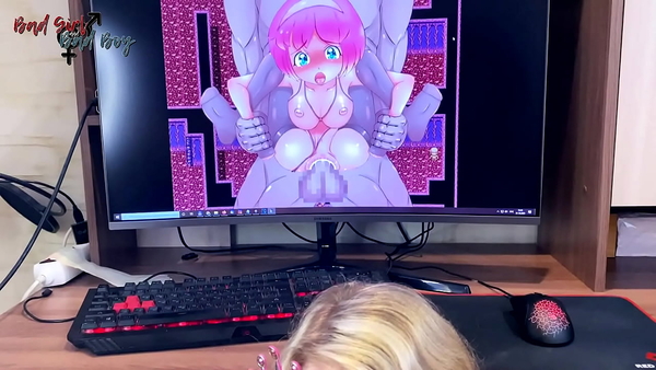 Nerd Played A Hentai Game And Dreamed That A Girl Would Suck Him Off In Real Life When Suddenly A Miracle Happened [Games]