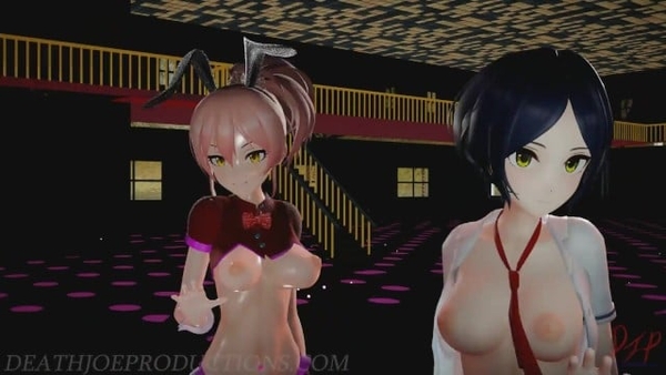 MMD R18 Mika And Kanade Lee Suhyun - Alien - 1232 [3D, Alien, Hentai, MMD]