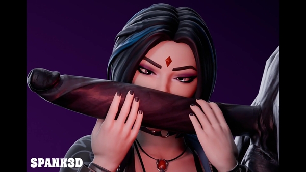 Ravens Sushi Sniff With Venom [Spank3D] [3D, Marvel, Marvel Rivals, Teen Titans]