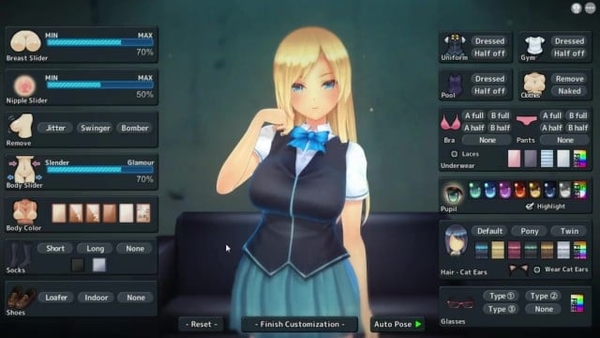 After School GangBang Addiction [Sample gameplay] [Games, Hentai]