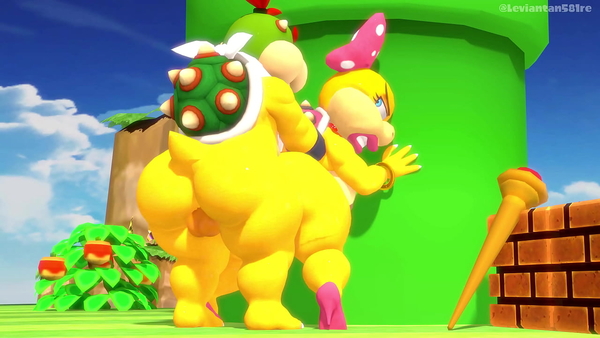 Wendy X Bowserjr Leviantan581Re [Super Mario]