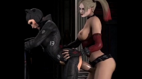 Catwoman x Harley Quinn futa Sex [Batman, Futanari]
