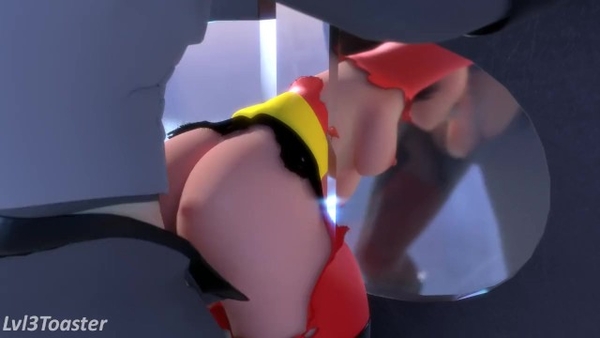 Elastigirl Stuck (no Sound) 1080p [3D, Incredibles, SFM]