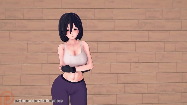 Mikasa X Eren Training Shingeki No Kyojin From Game Mate On Titan [Attack on Titan, Games]