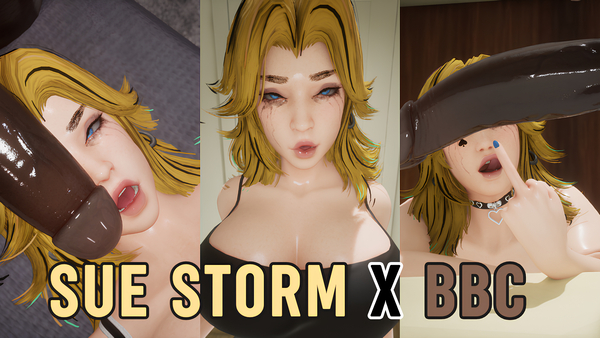 SUE STORM X BBC ( BlackCream ) [3D, Marvel, Marvel Rivals, Wild Life]