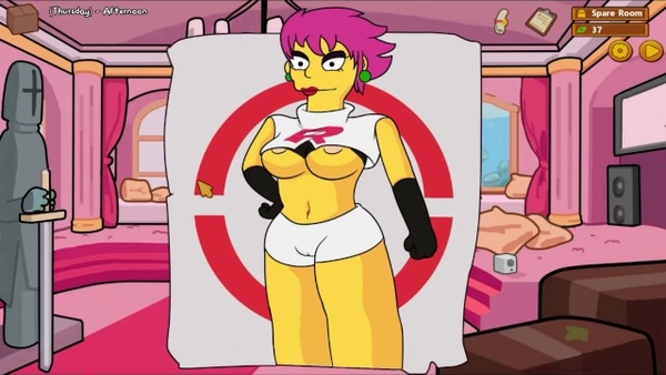Visit the horny Nun in The Simpsons hentai porn [Cartoon, Games, The Simpsons]