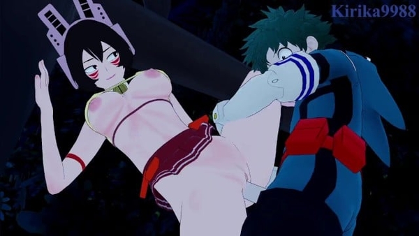 Mandalay And Izuku Midoriya Have Intense Sex In A Park At Night - My Hero Academia Hentai [Games, My hero academia]