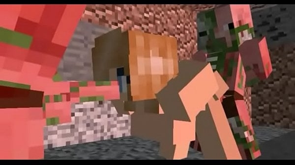 Minecraft Porno Zombie Pig Group [Minecraft, Monster, Zombie]