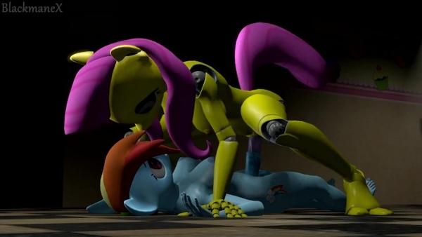 One night under Fluttershy [FNAF, My Young Pony (MLP)]