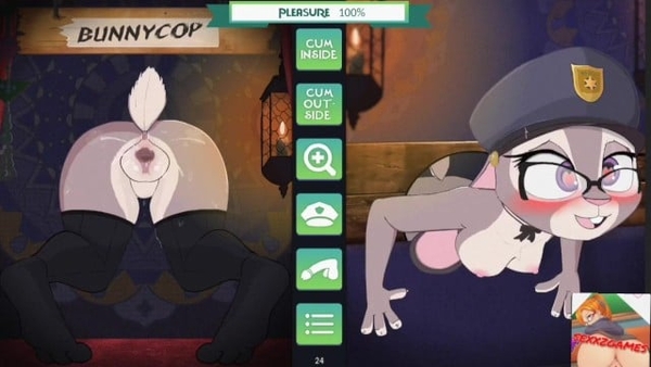 Furry Oficial Hopps Zootopia Hentai Creampie [Furry, Zootopia]