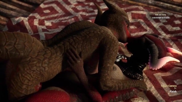 Carnal instinct - Sex Scene intimate Draconid - Multiple forms [Cartoon, Dragon, Furry, Scalie]