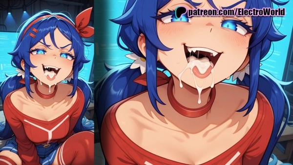 Crazy Mita from Miside will drink all your cum [Hentai, Miside]