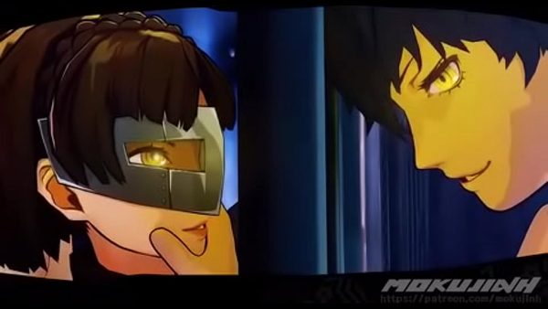 Mokujin Hornywood Makoto Niijima Fucks Akira At Home And In The Velvet Room Persona 5 [Games, Persona]